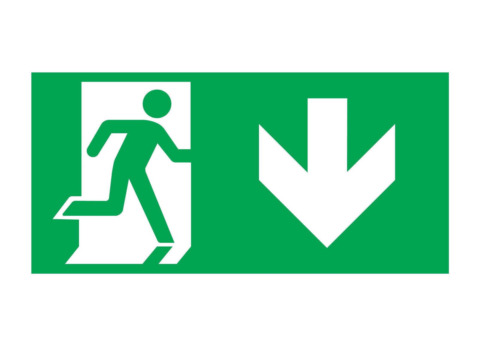 running man right arrow up